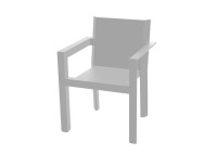 Set de 2 fauteuils de table design en polyéthylène - Frame par Vondom