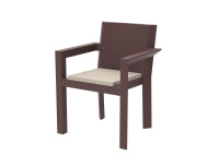 Set de 2 fauteuils de table design en polyéthylène - Frame par Vondom