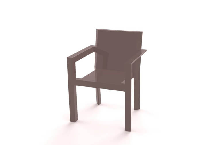 Set de 2 fauteuils de table design en...