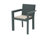 Set de 2 fauteuils de table design en polyéthylène - Frame par Vondom