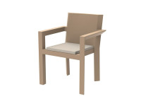 Set de 2 fauteuils de table design en polyéthylène - Frame par Vondom