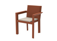 Set de 2 fauteuils de table design en polyéthylène - Frame par Vondom