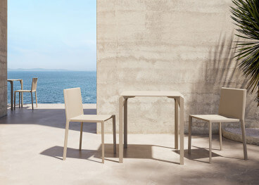 Set de 4 chaises ou fauteuils empilables polypropylène... 2