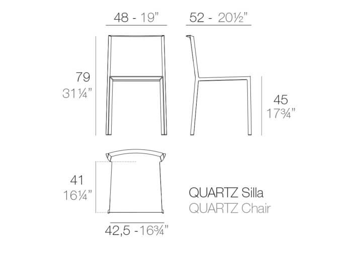 Set de 4 chaises ou fauteuils empilables...