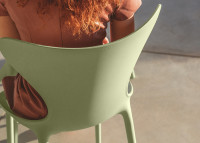 Set de 4 chaises d'extérieur empilables coloris au choix - Love Vondom