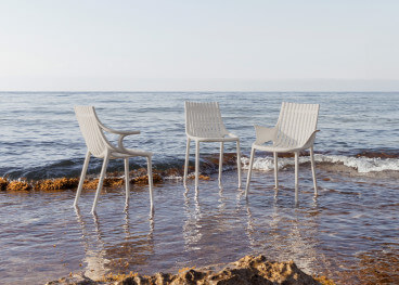 Set de 4 chaises de jardin empilables 5 coloris - Ibiza...