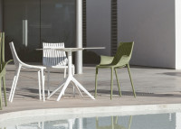 Set de 4 chaises de jardin empilables 5 coloris - Ibiza par Vondom