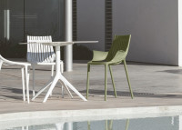 Set de 4 fauteuils de table empilables 5 coloris - Ibiza par Vondom
