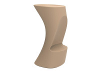 Tabouret de bar design en polyéthylène mat ou laqué - Noma par Vondom