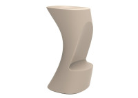 Tabouret de bar design en polyéthylène mat ou laqué - Noma par Vondom