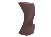 Tabouret de bar design en polyéthylène mat ou laqué - Noma par Vondom