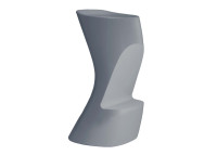 Tabouret de bar design en polyéthylène mat ou laqué - Noma par Vondom