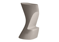 Tabouret de bar design en polyéthylène mat ou laqué - Noma par Vondom