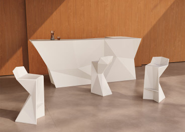 Tabouret de bar original mat ou brillant - Karim Rashid...
