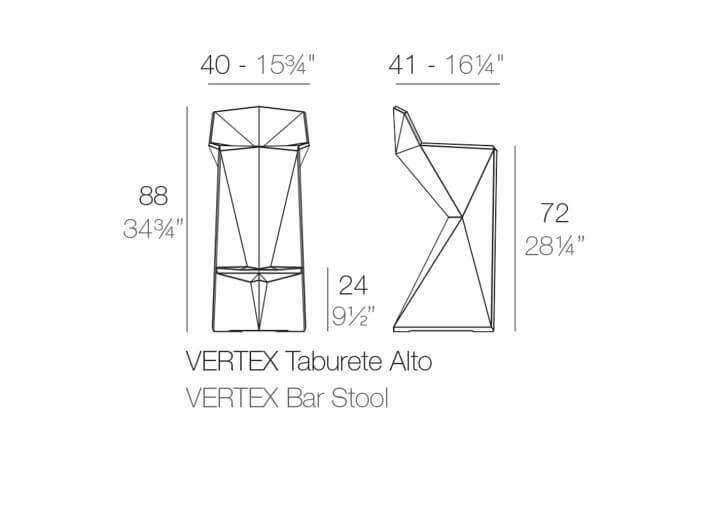 Tabouret de bar original mat ou brillant -...