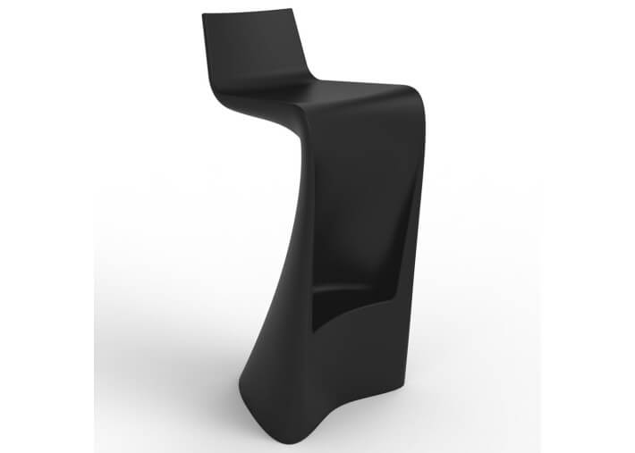 Tabouret de bar original en polyéthylène mat ou...