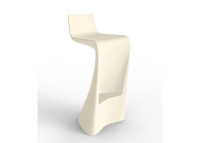 Tabouret de bar original en polyéthylène mat ou laqué Wing par Vondom