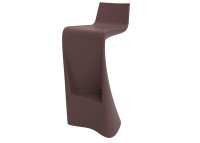 Tabouret de bar original en polyéthylène mat ou laqué Wing par Vondom