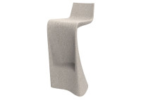 Tabouret de bar original en polyéthylène mat ou laqué Wing par Vondom
