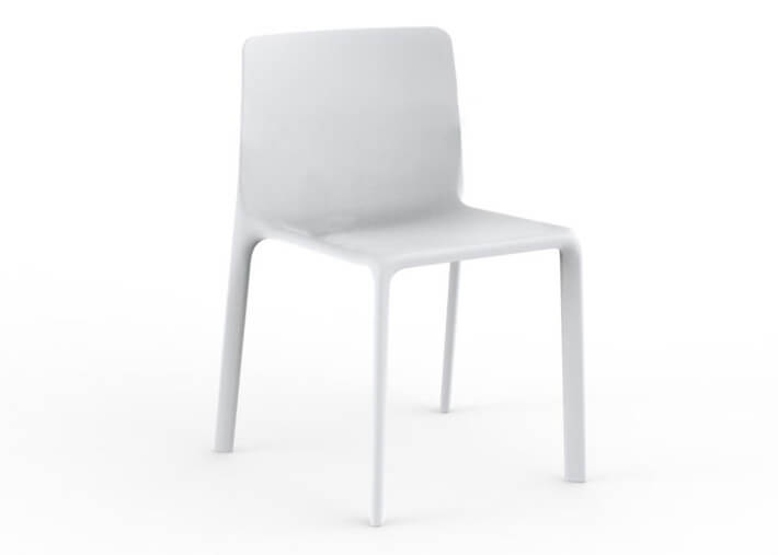 Set de 4 chaises d'extérieur empilables 4...