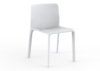 Set de 4 chaises d'extérieur empilables 4 coloris - Kes par Vondom
