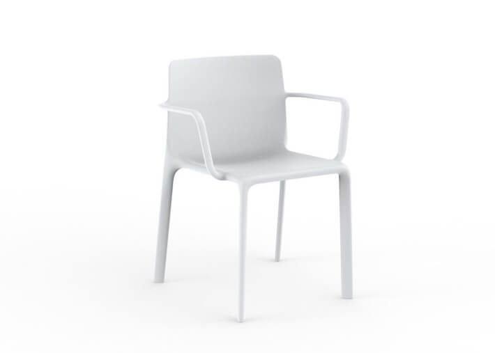 Set de 4 fauteuils de table avec accoudoirs...