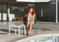 Set de 4 tabourets ou tables d'appoint empilables - Ibiza par Vondom
