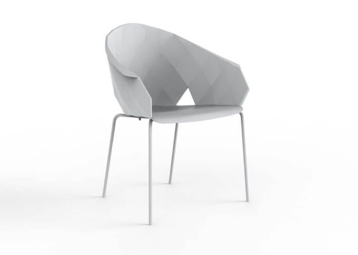 Set de 4 fauteuils de table d'extérieur noir...