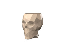 Set de 2 tabourets tête de mort design par Teresa Sapey - Skull Vondom