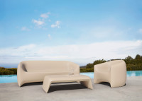 Canapé de jardin design et robuste en polyéthylène - Blow par Vondom