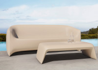 Canapé de jardin design et robuste en polyéthylène - Blow par Vondom