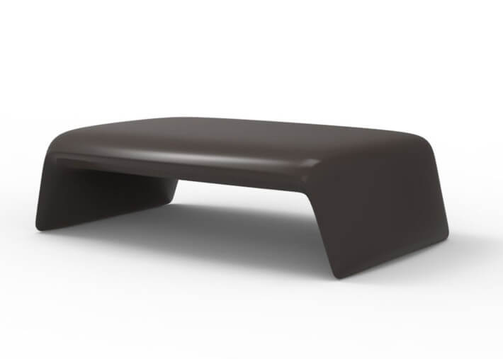 Table basse design en polyéthylène 15 coloris -...
