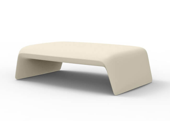 Table basse design en polyéthylène 15 coloris -...