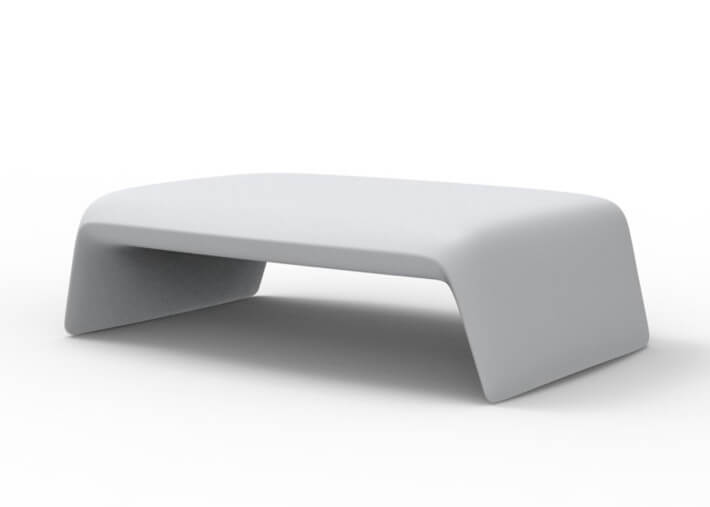 Table basse design en polyéthylène 15 coloris -...