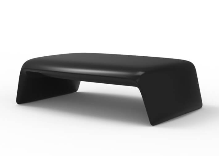 Table basse design en polyéthylène 15 coloris -...