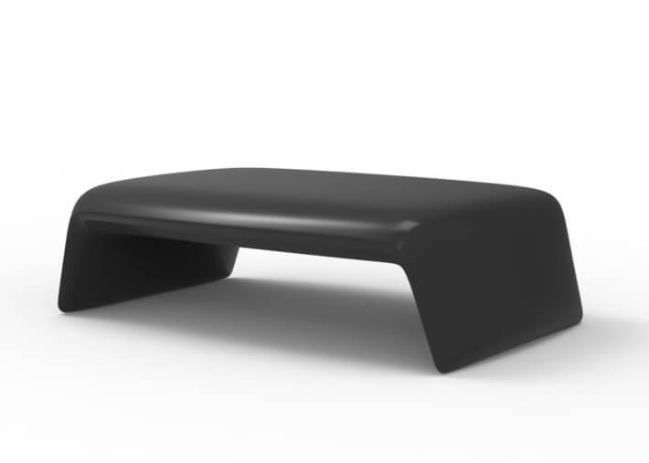 Table basse design en polyéthylène 15 coloris -...