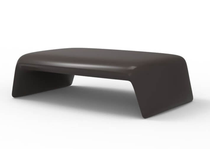 Table basse design en polyéthylène 15 coloris -...