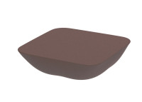 Table basse design en polyéthylène 15 coloris - Pillow par Vondom