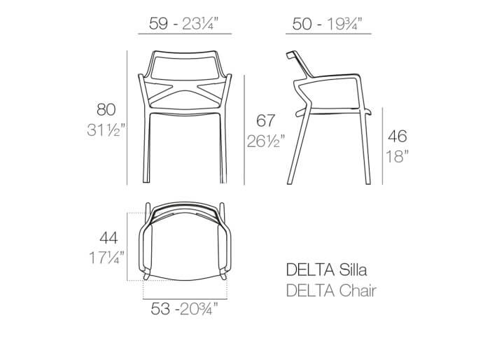 Set de 4 chaises design intérieur extérieur 4...