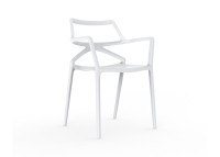 Set de 4 chaises design intérieur extérieur 4 coloris - Delta par Vondom