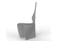 Chaise design en polyéthylène 15 coloris - Biophilia par Vondom