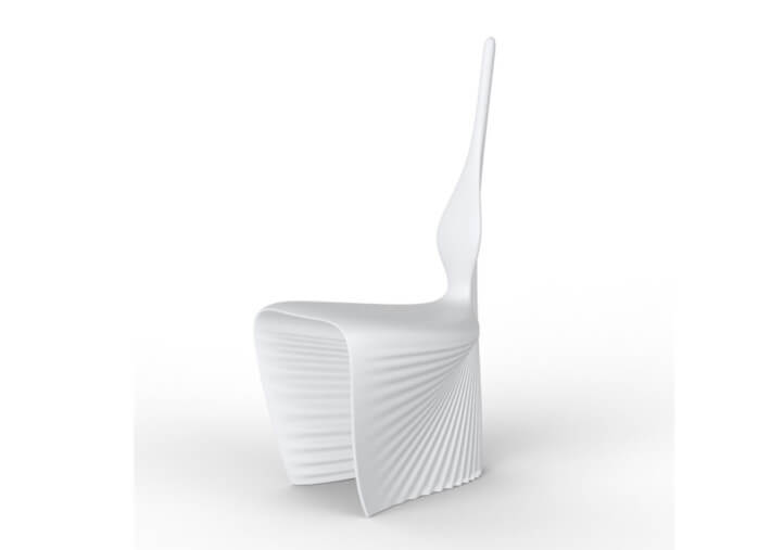 Chaise design en polyéthylène 15 coloris -...