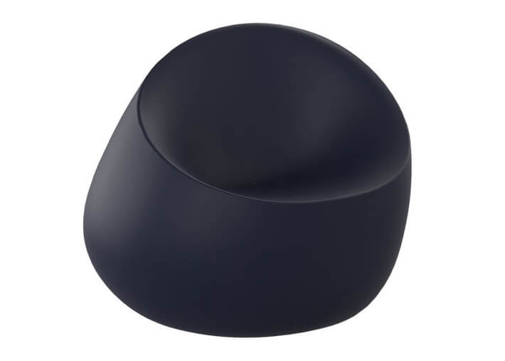 Fauteuil design forme galet extérieur en...