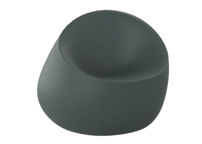 Fauteuil design forme galet extérieur en...