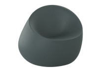 Fauteuil design forme galet extérieur en polyéthylène - Stone Vondom