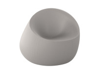 Fauteuil design forme galet extérieur en polyéthylène - Stone Vondom