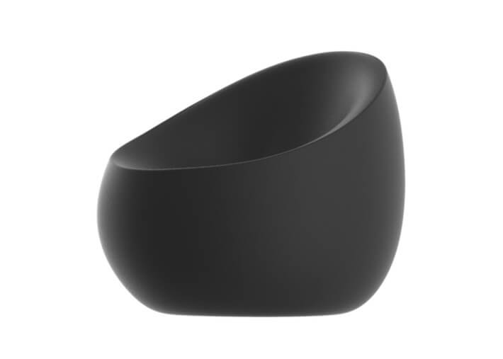 Fauteuil design forme galet extérieur en...