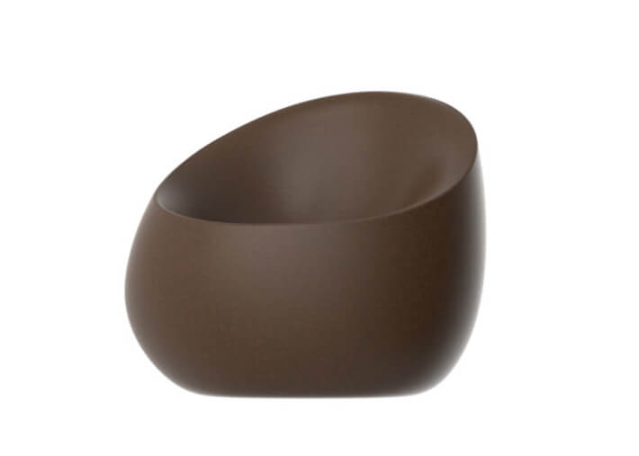 Fauteuil design forme galet extérieur en...