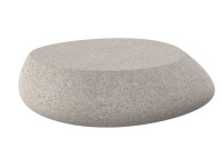 Table basse design forme galet en polyéthylène - Stone Vondom