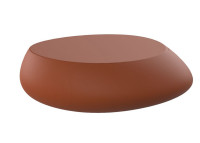 Table basse design forme galet en polyéthylène - Stone Vondom
